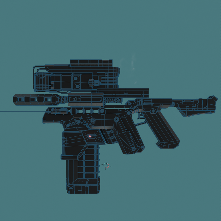 scifi gun (Game Ready) preview image 2